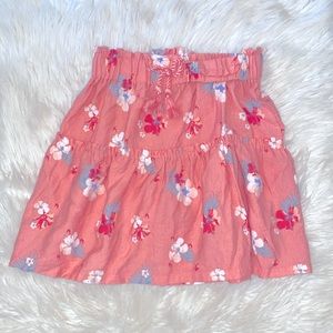 Falls Creek Orange Floral Skirt